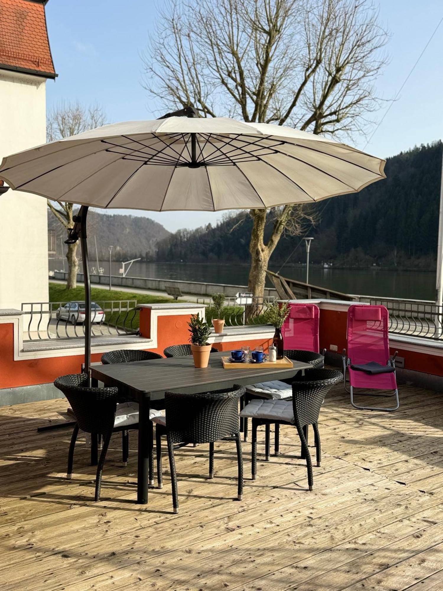 Terrassenwohnung Mit Donaublick Obernzell Exteriér fotografie