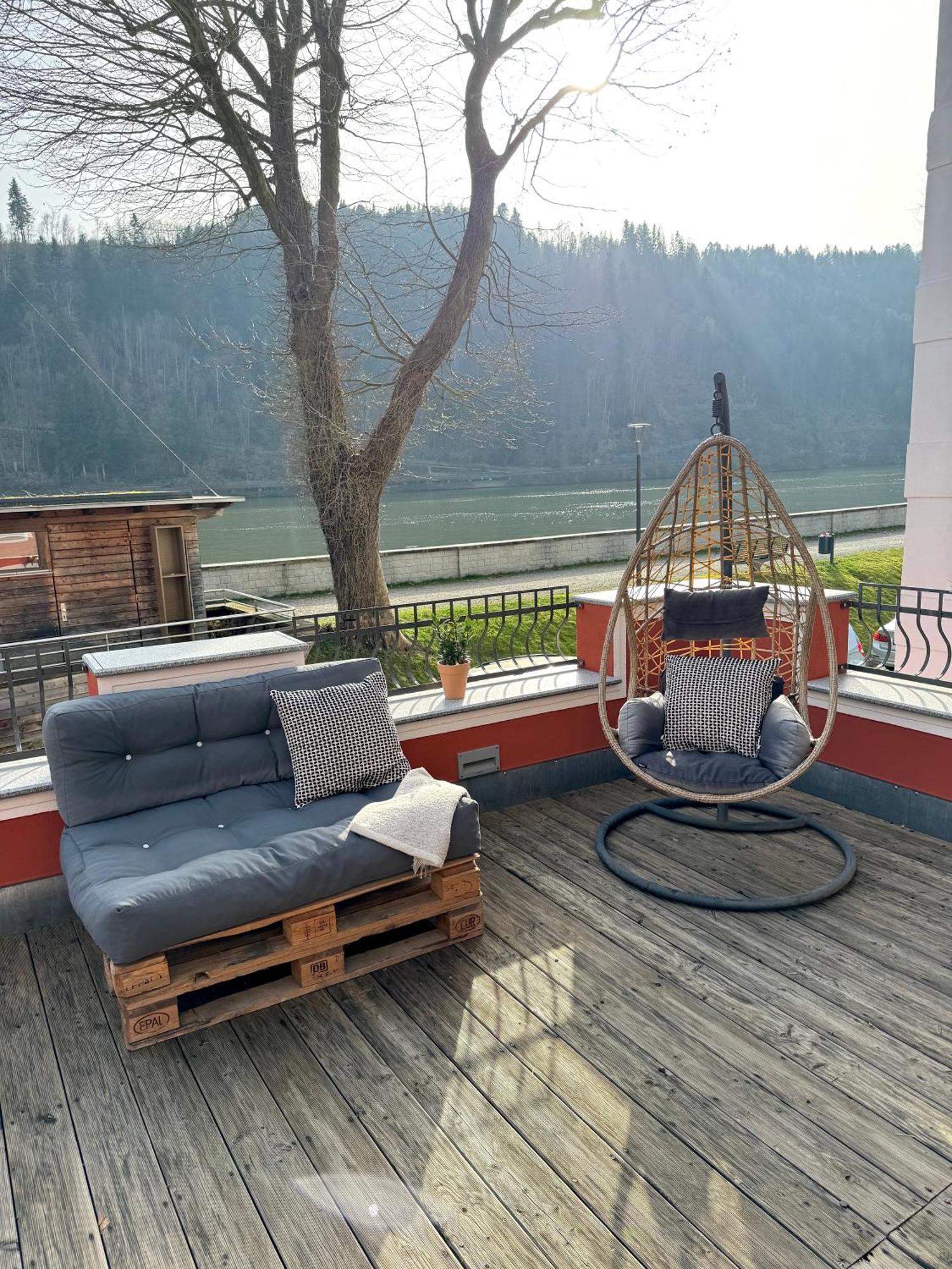 Terrassenwohnung Mit Donaublick Obernzell Exteriér fotografie