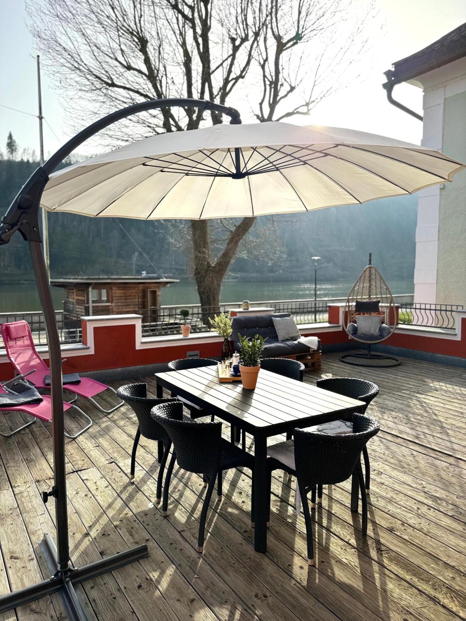 Terrassenwohnung Mit Donaublick Obernzell Exteriér fotografie