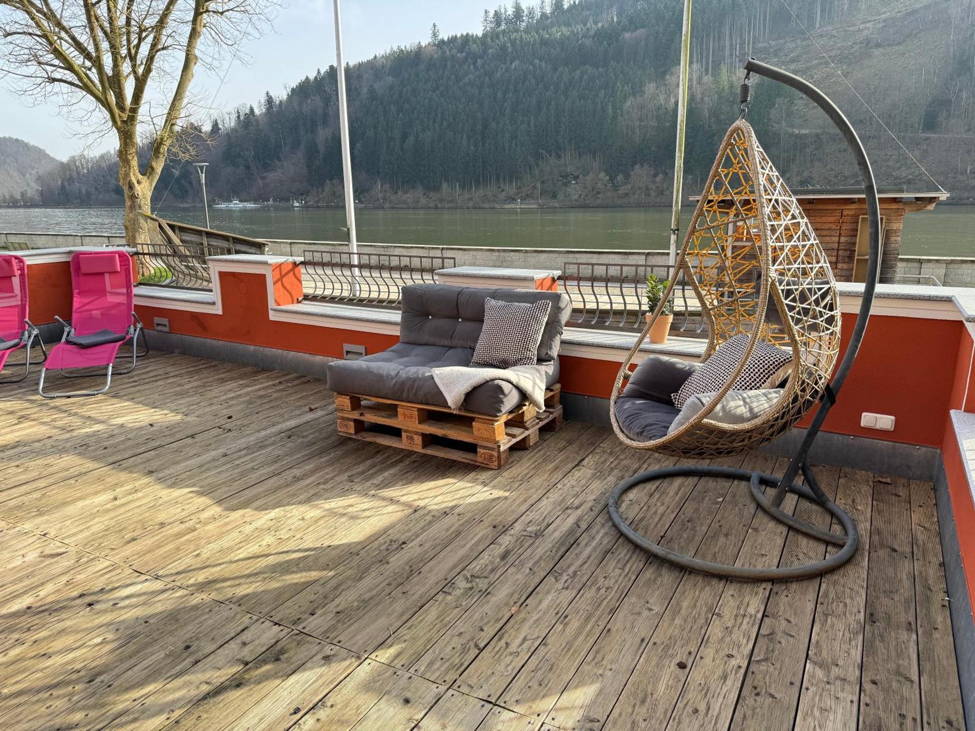 Terrassenwohnung Mit Donaublick Obernzell Exteriér fotografie